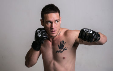 MMA fighter training