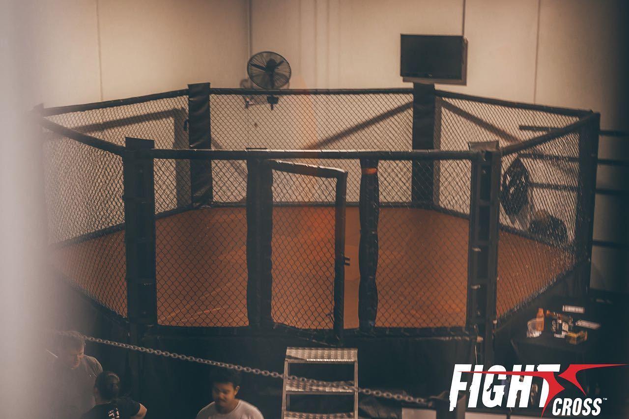 Cage used at Fightcross MMA Albion